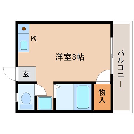 静岡駅 バス11分  競輪場入口（しずてつジャストライン）下車：停歩12分 2階の物件間取画像